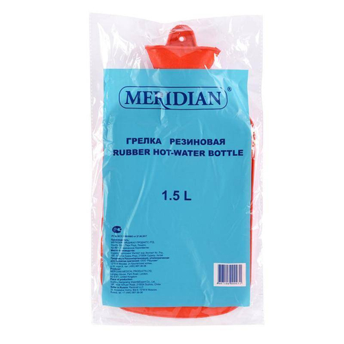 Грелка резиновая MERIDIAN 1,5 л