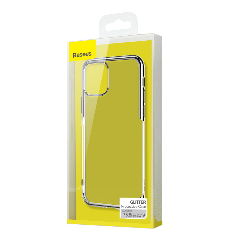 Чехол для Apple iPhone 11 Pro Baseus Glitter Protective Case - Silver