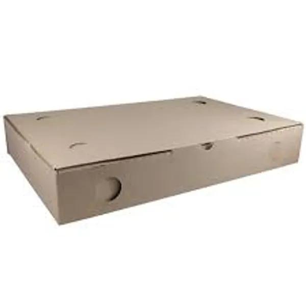Коробка для пирога 390х250х60 (50шт/упак) СЕРАЯ
