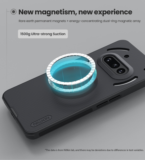 Чехол усиленный от Nillkin c встроенным круглым магнитом для Nothing Phone 3a, серия Super Frosted Shield Pro Magnetic Case