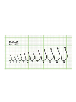 Крючок рыболовный TANAGO-RING 10003 с ушком №10