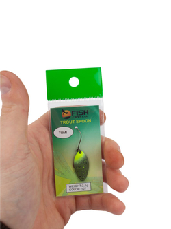 Блесна Fish Crystal TOMI 24 мм 2.5 г на форель цвет 107