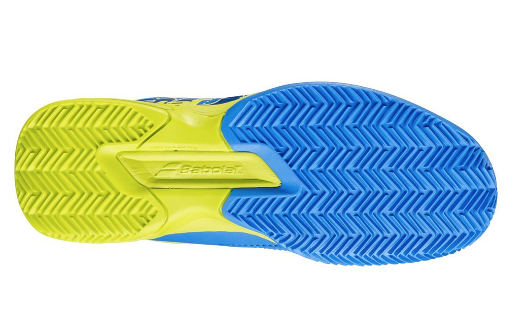 Детские кросовки для Padel Babolat Pulsa JR - blue aster/sulphur spring