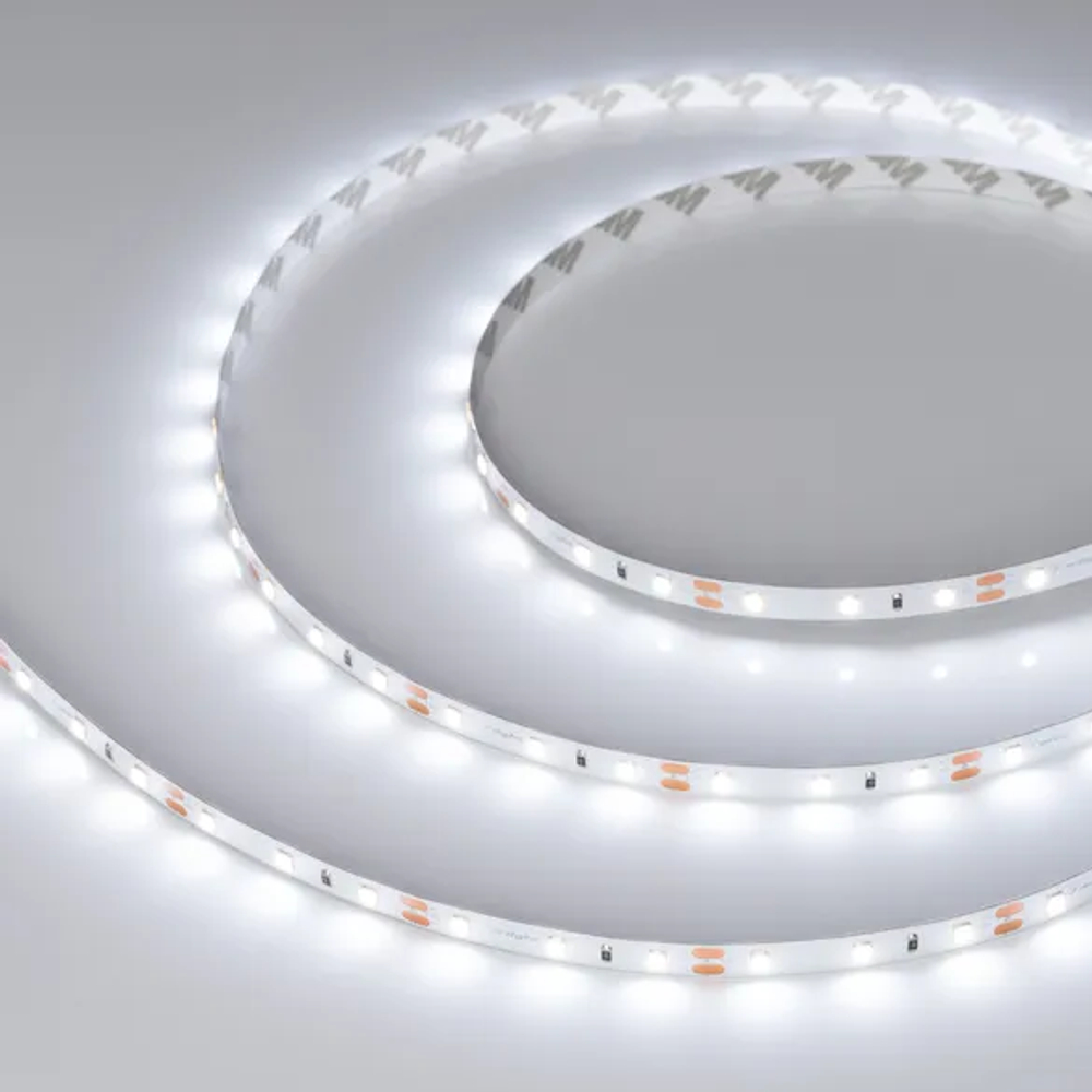 Светодиодная лента RT-A60-8mm 12V White6000 (2 W/m, IP20, 2835, 5m) (Arlight, -) 029752(2)
