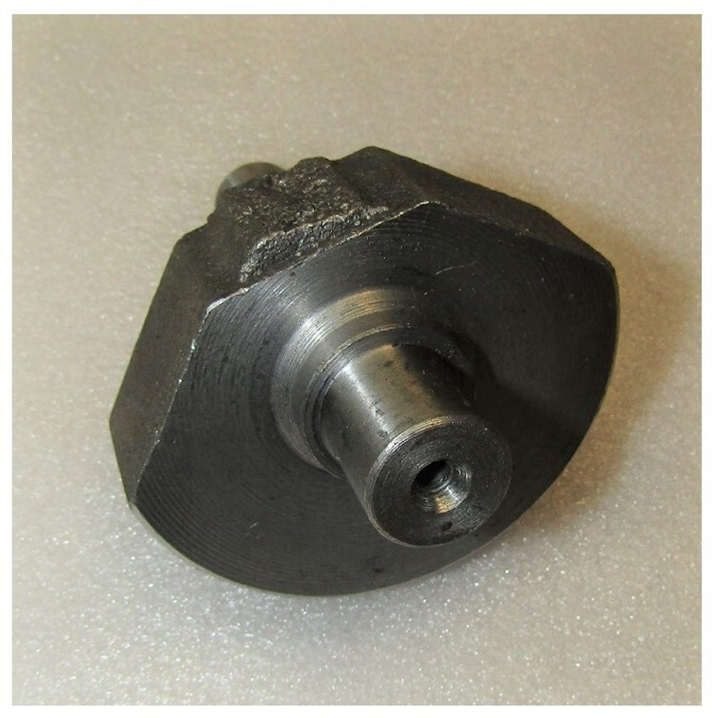 Вал вибратора (L=90 мм) с противовесом виброрейки / (SHAFT Assy&Counter weight,М128100004- М128100003)