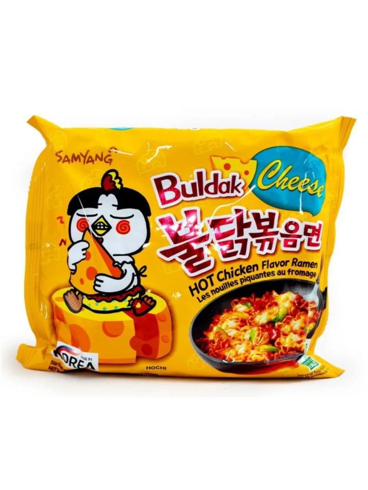 Лапша Samyang Острая курица с сыром 140 г 5 шт