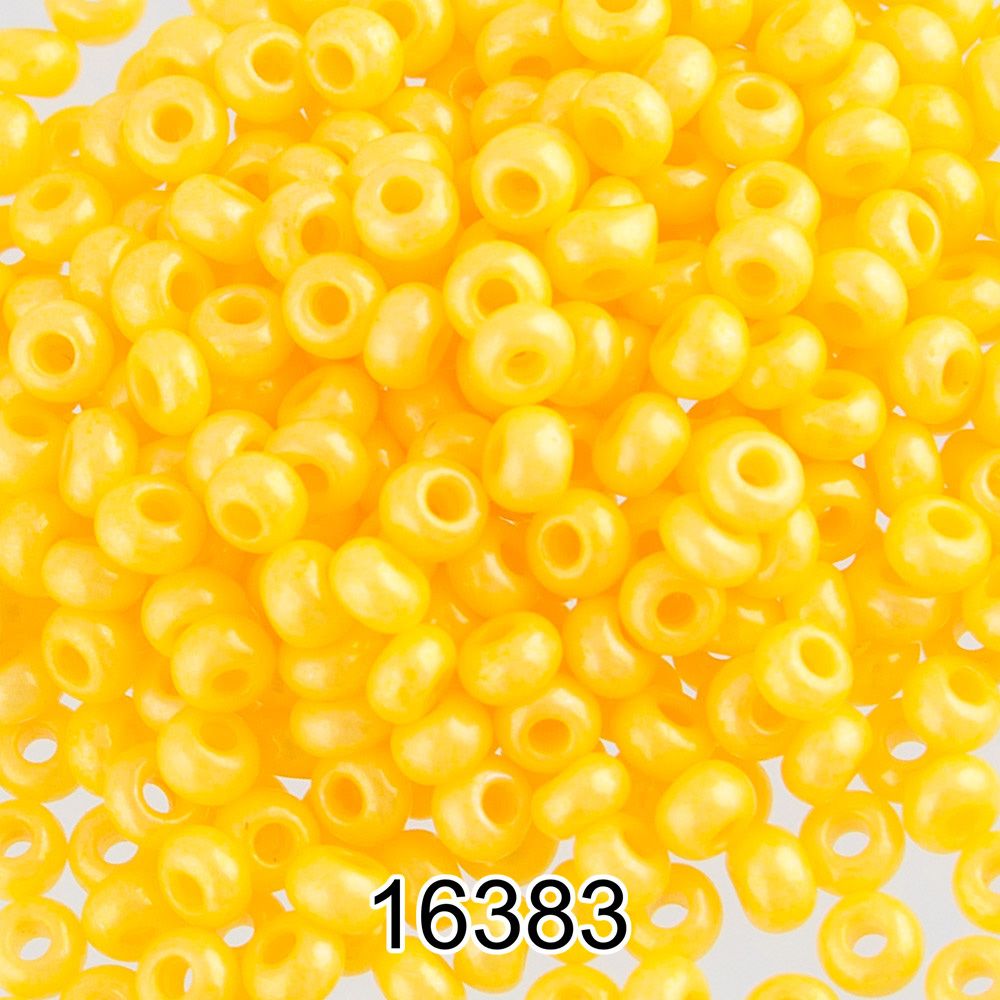 Бисер Preciosa 10/0 (2.3 мм), 500 г, 16383 (Ф307) т.желтый Бисер Preciosa 10/0 (2.3 мм), 500 г, 16383 (Ф307) т.желтый
