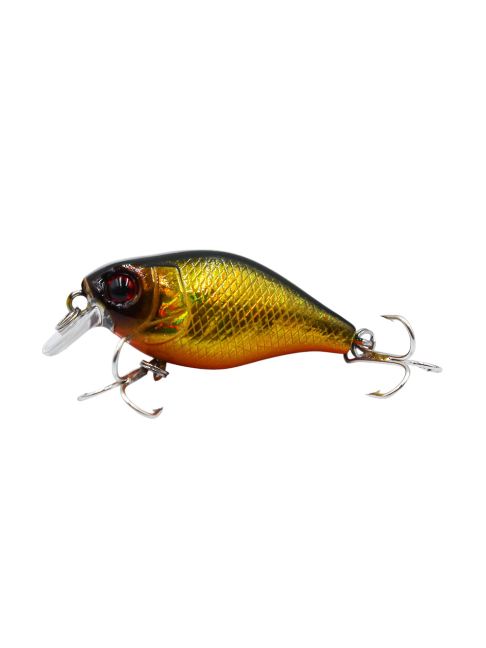 Воблер Крэнк Chubby 38F 38 мм 4 г цвет 02 Gold & Black