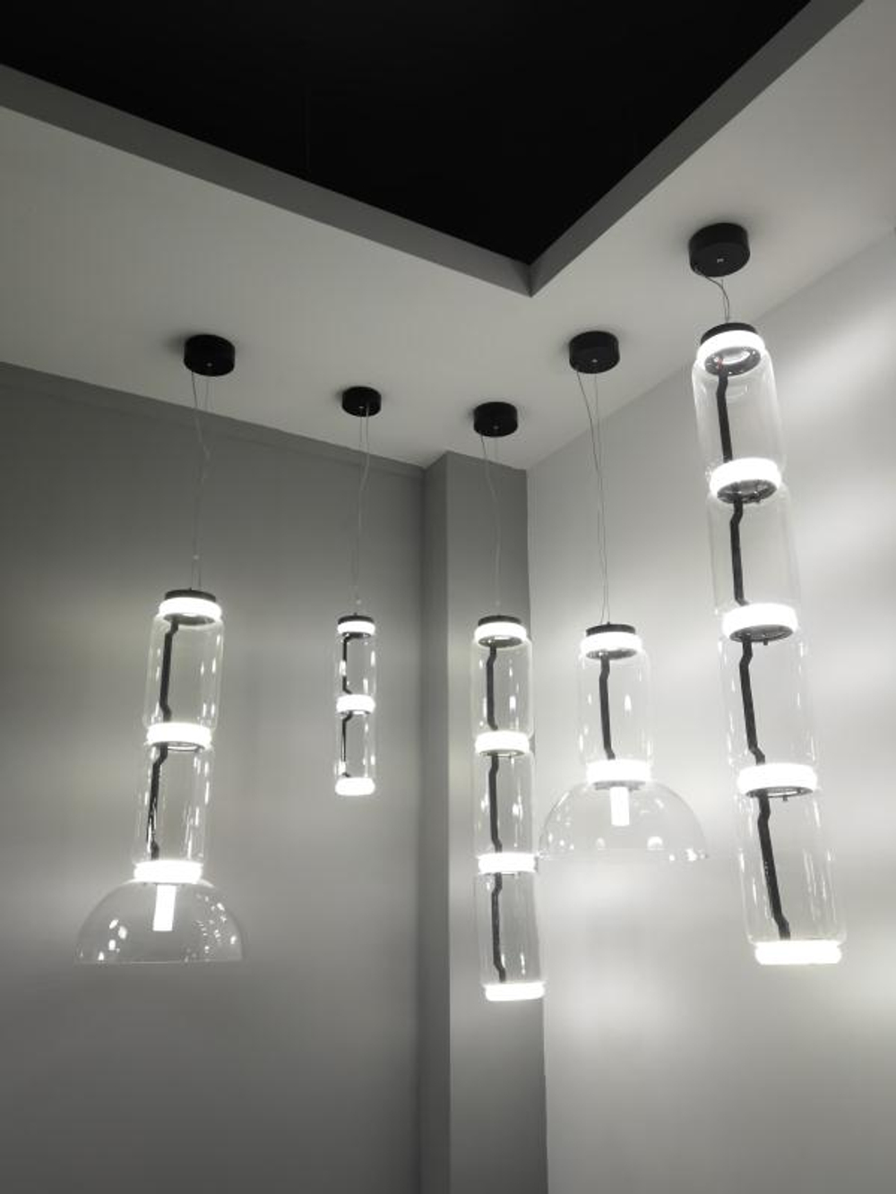 Pendant design lamp Noctambule Cone by Flos