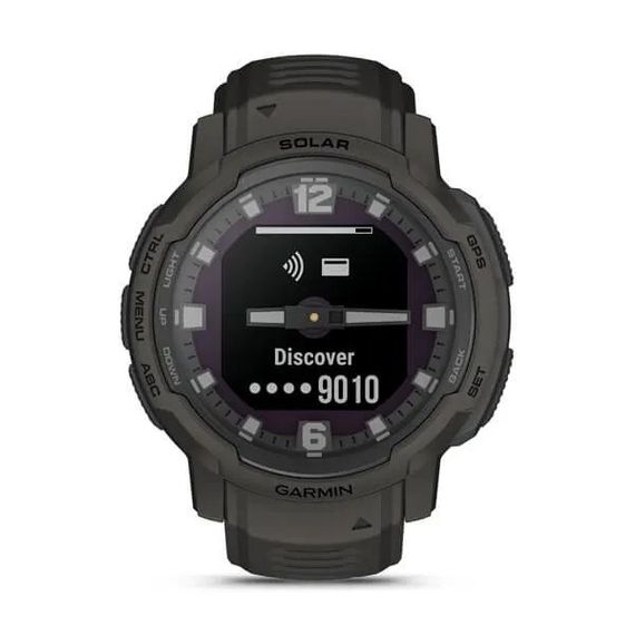 Умные часы Garmin INSTINCT CROSSOVER Solar графитовый
