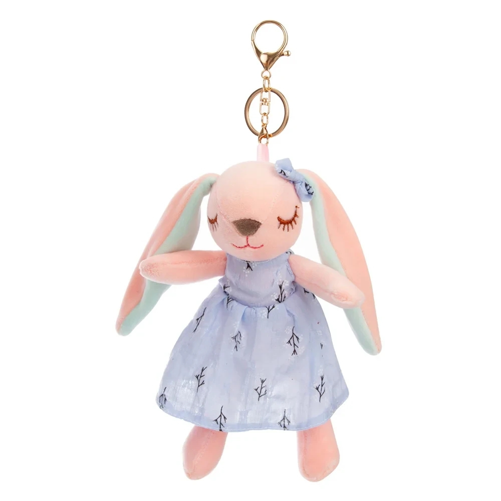 Мягкая игрушка-брелок Зайка, 12 см