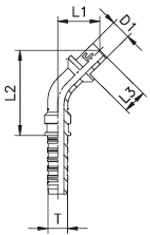 Фитинг DN 06 BEL (Ш) 8 (45)
