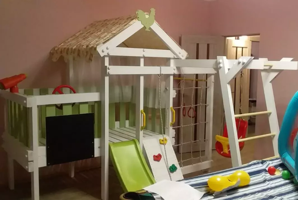 Игровой комплекс из дерева"Baby - 2"