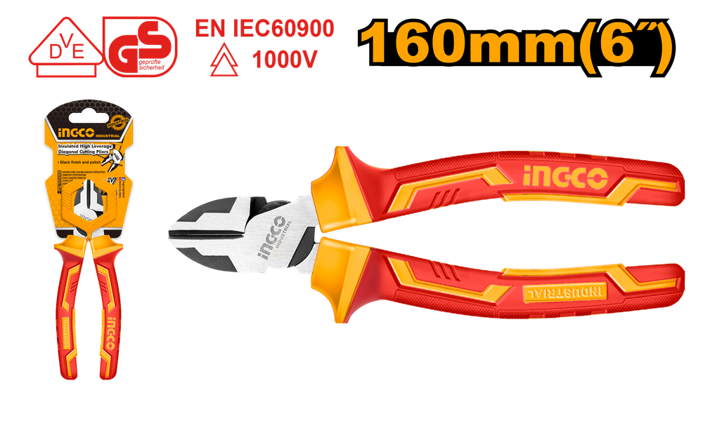 Бокорезы диэлектрические INGCO HIHLDCP28160 INDUSTRIAL 160 мм Бокорезы диэлектрические INGCO HIHLDCP28160 INDUSTRIAL 160 мм