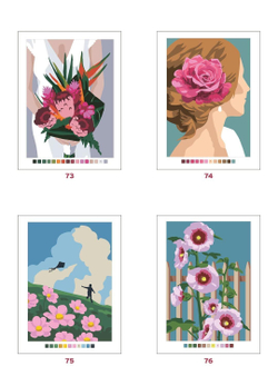 Раскраска по номерам Раскраска по номерам Coloriages mysteres Disney Disney Fleurs - Цветы / 9782376716044