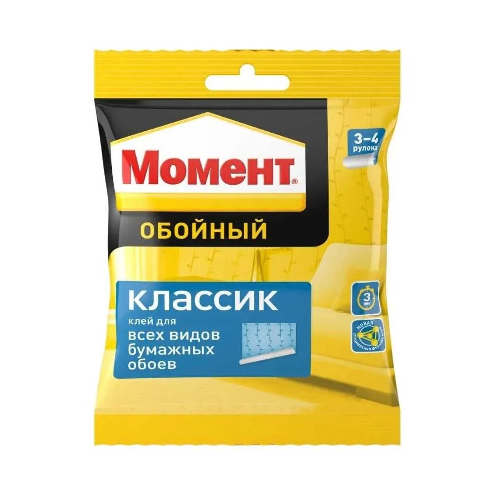 Клей обойный Момент Классик 100г Клей обойный Момент Классик 100г