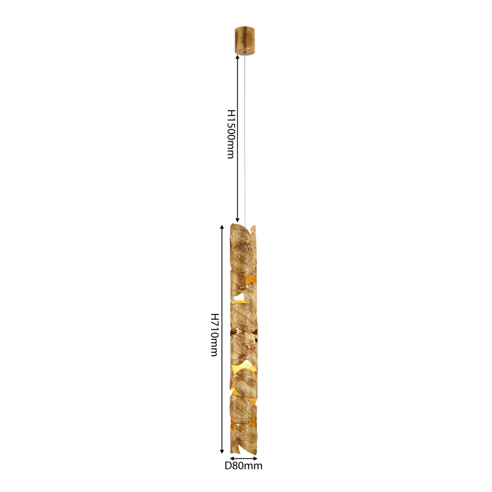 Подвесной светодиодный светильник Favourite Leaftube 4802-1P