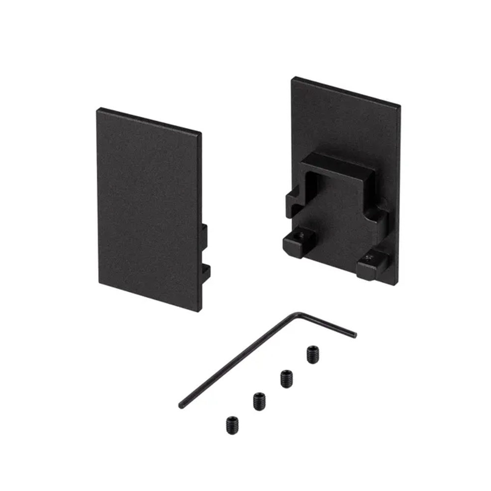 Заглушка SL-COMFORT-2542 BLACK глухая (Arlight, Металл) 031773(1)