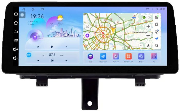 Магнитола для Audi Q3 2011-2019 (рамка LUX) - FarCar монитор 12.3" 2K QLED на Android 14, Быстрая, CarPlay, 4G SIM-слот