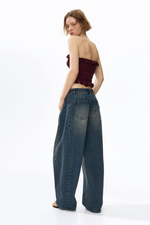 Ажурный вязаный топ-бандо - H&M