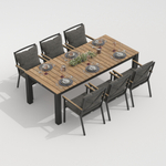 Стол обеденный ТЕЛЛА XL из тика 300x100
