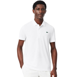 Мужское теннисное поло Lacoste Tennis x Novak Djokovic - white