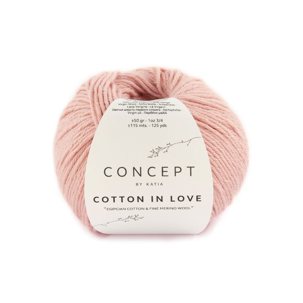 Пряжа Katia (Катя) Cotton in Love / уп.10 мот. по 50 г, 115 м, 10 Пряжа Katia (Катя) Cotton in Love / уп.10 мот. по 50 г, 115 м, 10