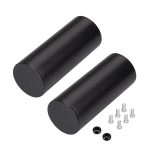 Заглушка ROUND-D36-360 BLACK с отверстием (Arlight, Металл)