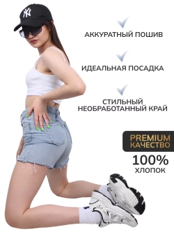 Шорты джинсовые