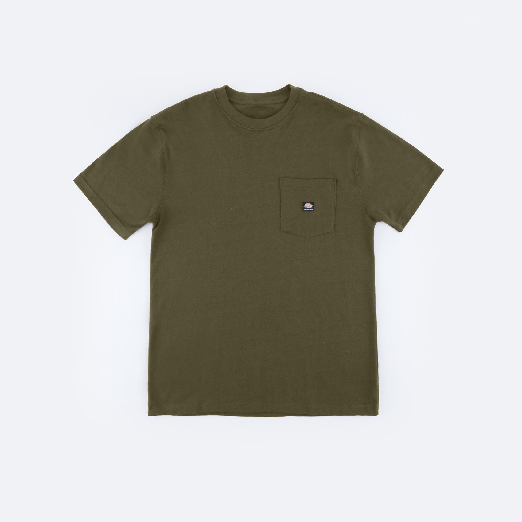 Футболка Dickies Skateboarding Heavyweight Pocket T-Shirt (dark olive) артикул: - купить в магазине Дайс