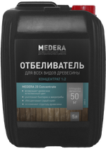 2000-5 Medera 20 Concentrate  5л,Отбеливатель  для древесины ,концентрат 1/2