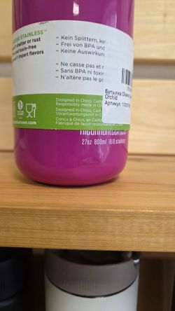 Бутылка Klean Kanteen Classic Sport 27oz (800 мл) Wild Orchid (витринный образец, небольшие потертости, вмятина)