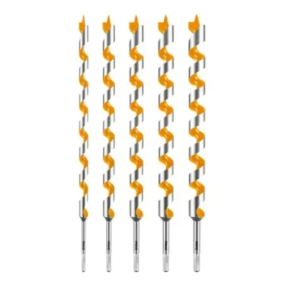 Набор спиральных сверл Левиса по дереву 5шт INGCO DBW0501 INDUSTRIAL