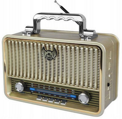 Радиоприемник в ретро стиле с MP3 плеером и Bluetooth AC/DC MD-1908BT