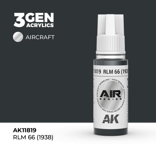 Акриловая краска AK Interactive RLM 66 (1938) 3GEN AIR, 18мл
