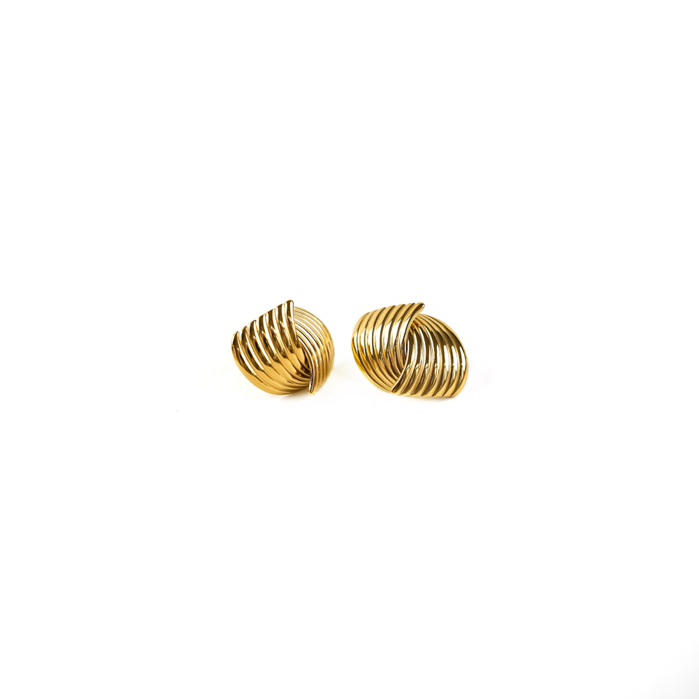Серьги ЛЕПЕСТКИ gold