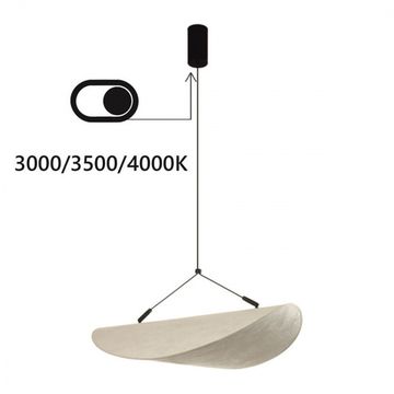 Подвесной светильник LED 21W 3000К/3500К/4000К 7067/30L чёрный/белый Silk Odeon Light