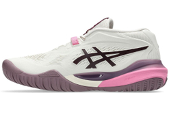 Женские теннисные кроссовки Asics Gel-Resolution X - soft oat/dark aubergine