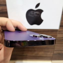 Корпус для iPhone X в стиле iPhone 14Pro (цвет: Purple - Фиолетовый)