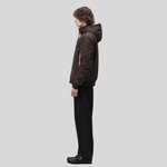 Бомбер Alpha Industries MA-1 Hooded Regular Fit Hickory (Коричневый)