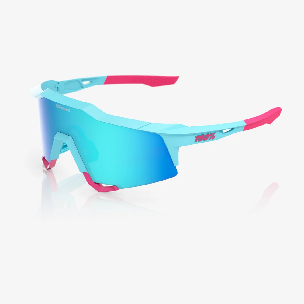 Спортивные очки 100% Speedcraft / Soft Tact Blue / Blue Topaz Mirror Lens