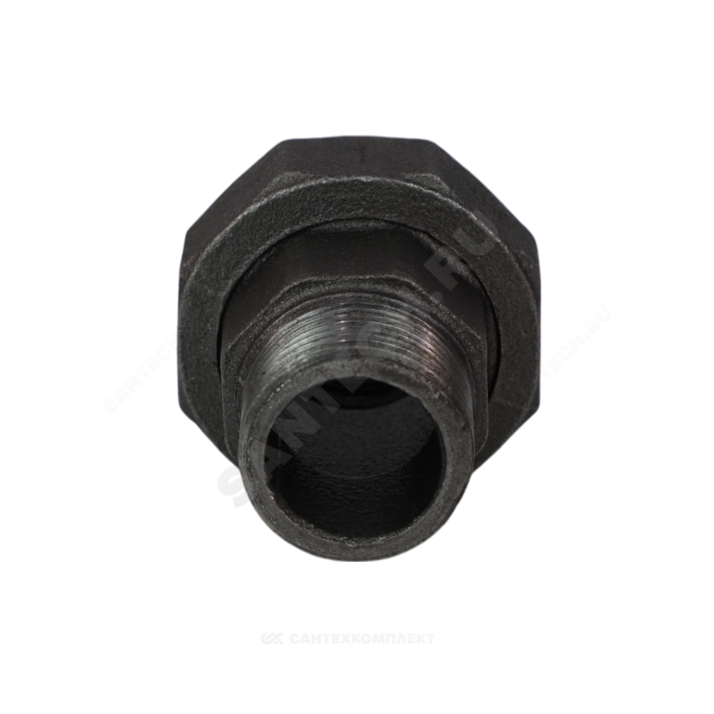 Соединитель прямой американка чугун Ду 20 (3/4") ВР/НР конусный Fittex PLUS