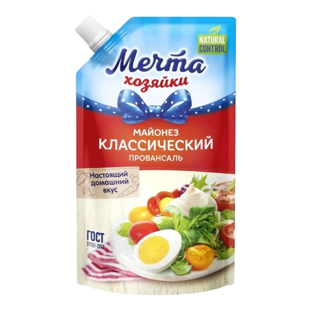 Майонез Классический провансаль Мечта хозяйки 700мл 50,5%