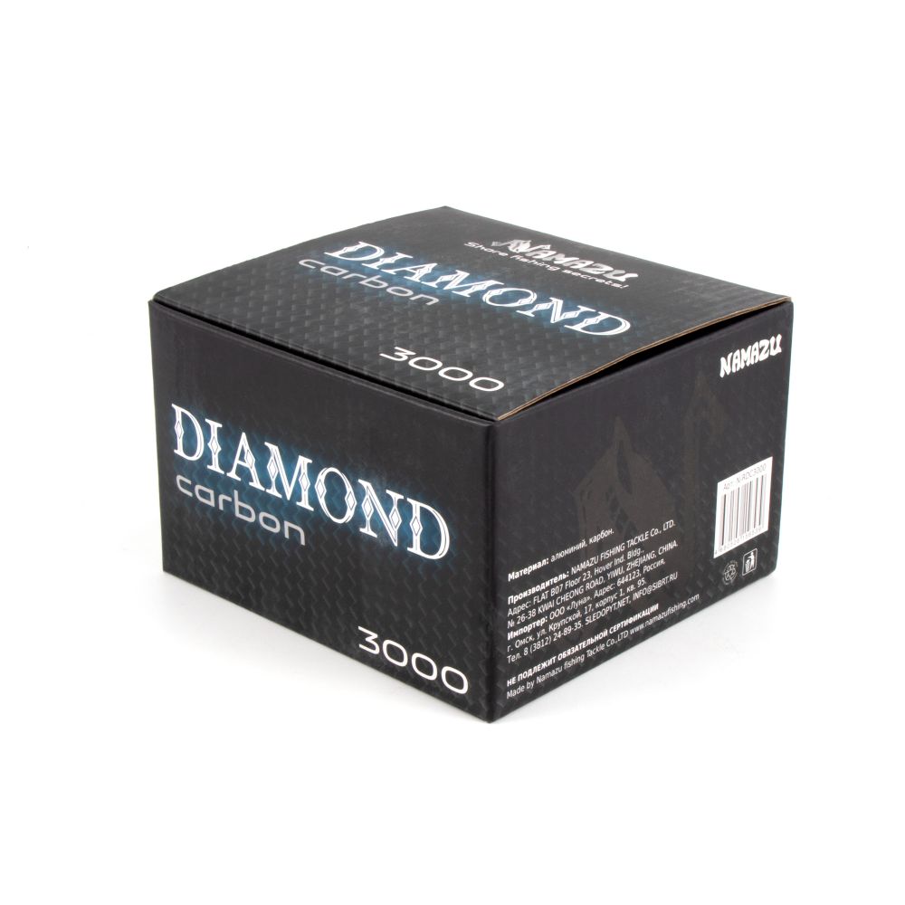 Катушка безынерционная Namazu Pro Diamond Carbon DC3000 , 8+1 подш., метал. шпуля/20/
