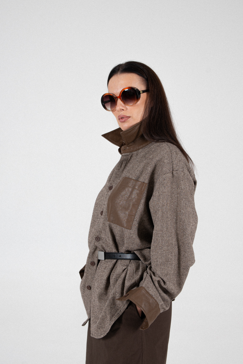 Рубашка в мужском стиле MENS