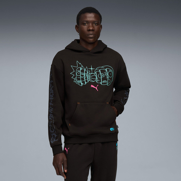 PUMA X RICK AND MORTY ТОЛСТОВКА, ЧЕРНЫЙ