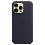 Кожаный чехол с поддержкой MagSafe Apple Leather Case для iPhone 14 Pro Max, Ink (Чернильный)