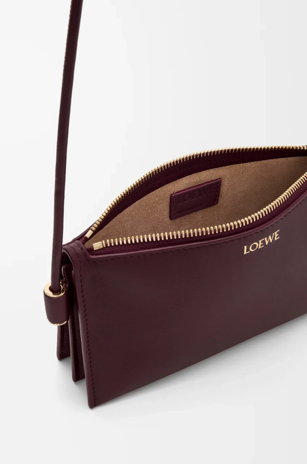 Loewe Сумка Joya из телячьей кожи наппа, бургунди