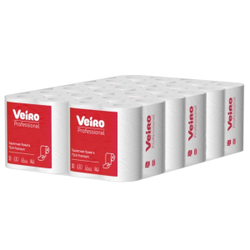 Туалетная бумага в рулонах Veiro Professional Premium белая двухслойная (48 рулонов по 20 м)
