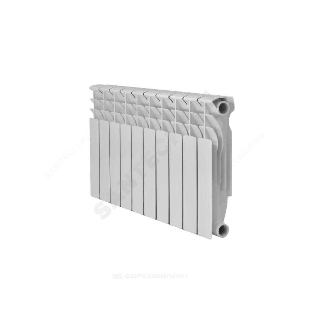 Радиатор биметаллический Ultra Plus 350 12 секций Qну=1260 Вт RAL 9016 (белый) Ogint